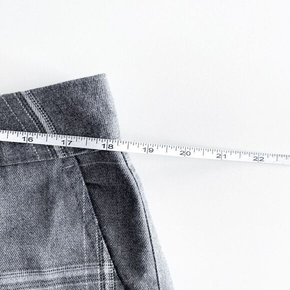 O'Neill Mens Chino Shorts First In — Last Out Plaid Flat Front Gray Plaid SZ 36 - Picture 4 of 7